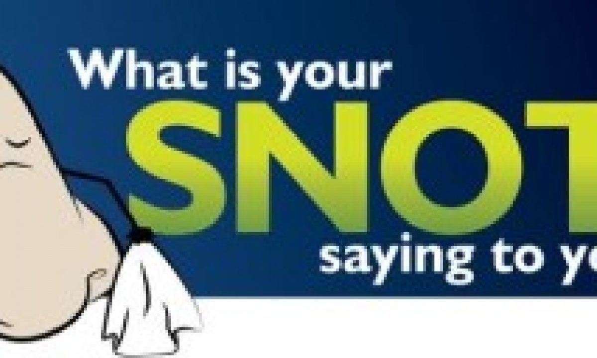 What Is Your Snot Saying To You Walk In Clinic Near Me What Is Your Snot Saying To You Walk In Clinic Near Me
